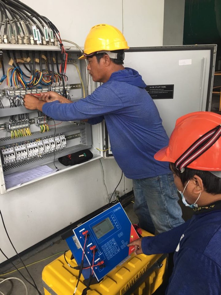 The process of substation testing